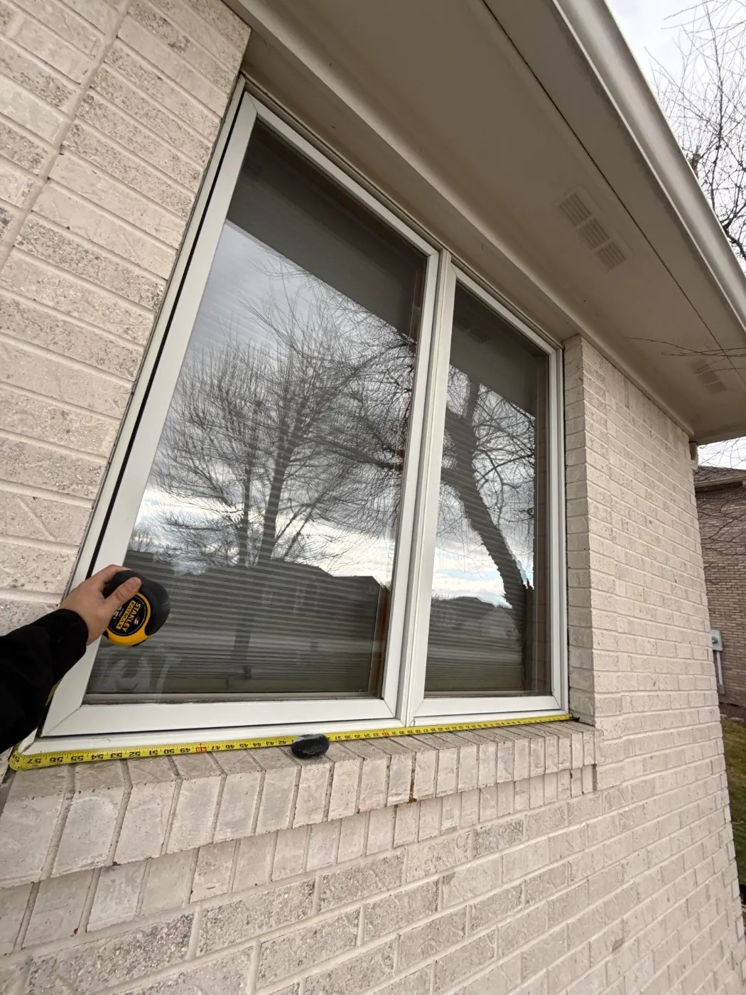 Window replacement documented in Coverdale